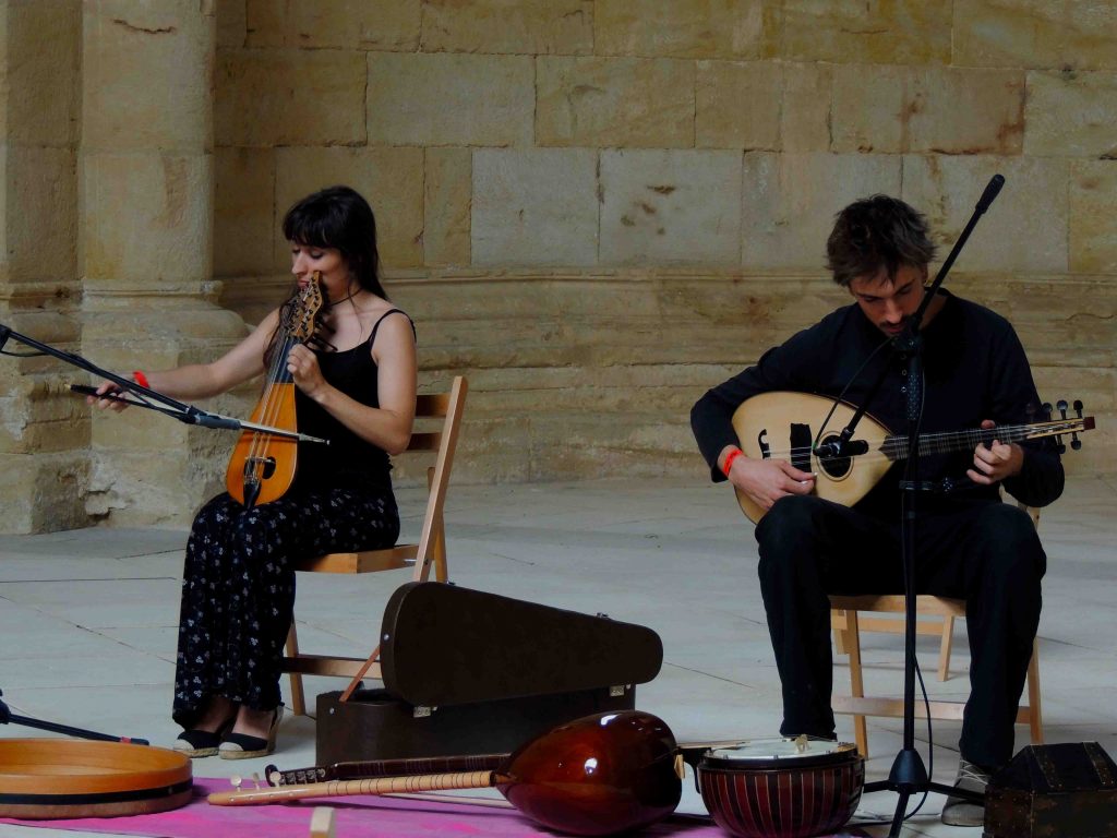 Alexánder Pewló y Natalia Martín en concierto